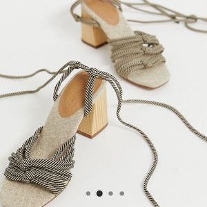 Asos design hazel stripe sandals